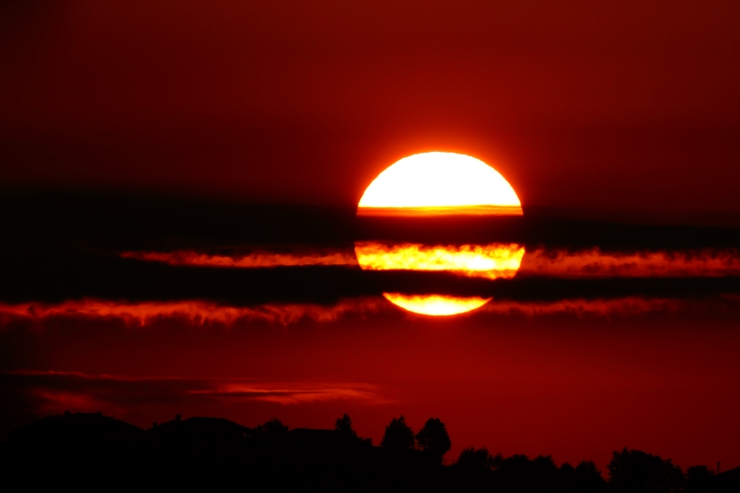 Sunset over Trissino - photo ©Christopher J Cart 2014